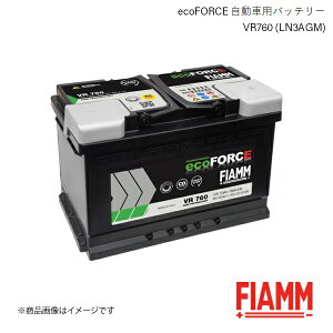 FIAMM/tBA ecoFORCE AGM ԃobe[ PEUGEOT 3008 1.6HDi 2009.06 VR760 LN3AGM 7906200