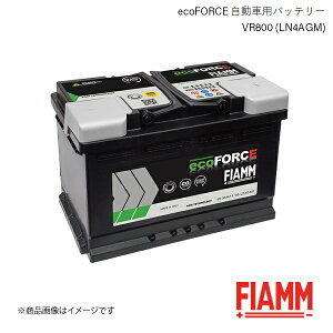 FIAMM/tBA ecoFORCE AGM ԃobe[ PORSCHE CAYMAN 987 R3.4/S3.4/S3.4Sport 2005.11 VR800 LN4AGM 7906201