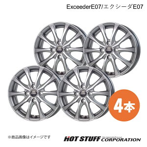 ExceederE07/GNV[_E07 ANA P10n ^CTCY(185/55-16) zC[ 4{y16×6.0J 4-100 INSET45 _[NVo[zHOT STUFF/zbgX^bt