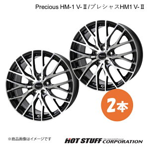 Precious HM-1 V-II XJCC V37 4WD 4|bgLp[ zC[ 2{y19×8.0J 5-114.3 INSET45 BK/PzHOT STUFF