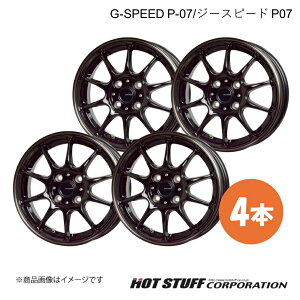 G-SPEED P-07 ~RRA L675n zC[ 4{y15×4.5J 4-100 INSET45 ubN&uYNAzHOT STUFF