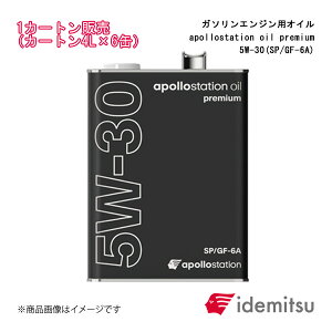 IDEMITSU/oY K\GWpIC apollostation oil premium 5W-30 1J[g 4L×6