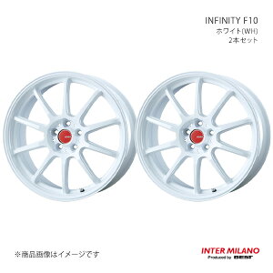 INTER MILANO �C���^�[�~���m INFINITY F10 �z�C�[�� 2�{�Z�b�g�y17×7.0J 5-100 INSET45 �z���C�g�z