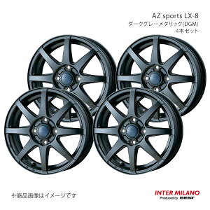 INTER MILANO C^[~m AZ sports LX-8 zC[ 4{Zbgy15×5.5J 4-100 INSET50 _[NO[^bNz
