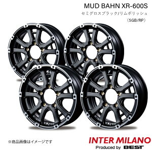 INTER MILANO/C^[~m MUD BAHN XR-600S Wj[ JB64W zC[ 4{y16×5.5J 5-139.7 INSET20 SGB/RPz
