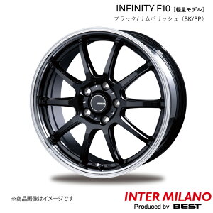 INTER MILANO/C^[~m INFINITY F10 zC[ 1{y14×4.5J 4-100 INSET45 ubN/|bVz