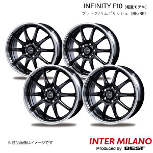INTER MILANO/C^[~m INFINITY F10 ~[W A03/05A zC[ 4{y15×4.5J 4-100 INSET45 ubN/|bVz