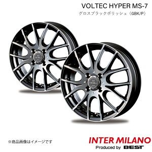 INTER MILANO/�C���^�[�~���m VOLTEC HYPER MS-7 �\���I MA�n �z�C�[�� 2�{�y15×4.5J 4-100 INSET45 �O���X�u���b�N�|���b�V���z