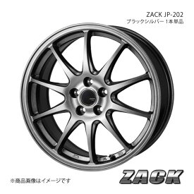 ZACK JP-202 アクセラ/アクセラスポーツ BL系 2009/6～2013/11 純正/推奨タイヤサイズ:195/65-15 アルミホイール1本 【15×6.0J 5-114.3 +53 ブラックシルバー】