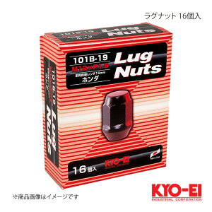 KYO-EI �L���[�G�C ���O�i�b�g �u���b�N 16�� M12×P1.5 19HEX �e�[�p�[��60° 31mm �܃i�b�g 101B-19-16P