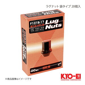 KYO-EI �L���[�G�C ���O�i�b�g �u���b�N 20�� M12×P1.5 17HEX �e�[�p�[��60° 31mm �܃i�b�g F101B-17-20P