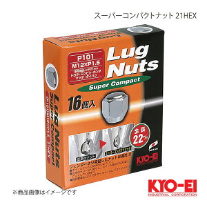 KYO-EI �L���[�G�C �X�[�p�[�R���p�N�g�i�b�g�Z�b�g 21HEX 4���ԗp �N���[�����b�L M12×P1.5 21HEX 22mm �e�[�p�[��60° �܃i�b�g P101-16P