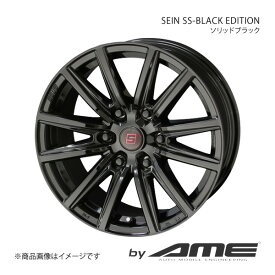 SEIN SS-BLACK EDITION アルミホイール1本 エスティマ 5#(2006/1～2019/10)【17×7.0J 5-114.3 +48 ソリッドブラック】 共豊