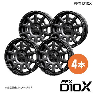 PPX D10X アルミホイール4本 エクリプスクロス GK1W (2018/3〜)【17×7J 5-114.3 +35 マットダークガンメタリック】共豊