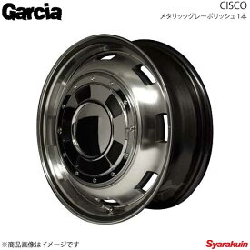 Garcia/CISCO タフト LA900系 アルミホイール 4本セット【14×4.5J 4-100 INSET45 メタリックグレーポリッシュ】