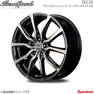 EuroSpeed/D.C.52 KVBc[OS BP5/BPL A~zC[ 1{ y15×6.0J 5-100 INSET45 ubN|bV{A[~[ubNNAz