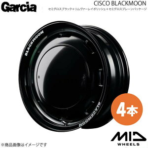 Garcia/CISCO BLACKMOON N-WGN/N-WGN Custom JH1/2 A~zC[4{Zbgy14×4.5J 4-100 INSET45 S.BK{V-PO{Z~OXv[pbP[Wz