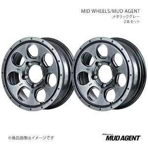 MID WHEELS/MUD AGENT Wj[ JB23W A~zC[2{Zbgy16×5.5J 5-139.7 INSET22 MGRzL19A6555D322010N×2
