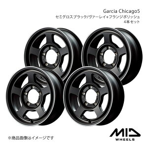 MID WHEELS/Garcia Chicago5 Wj[VG 74n A~zC[4{Zbgy15×6.0 5-139.7 INSET-5 Z~OXubN/@[C+tW|bVz