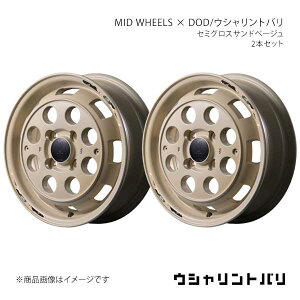 MID WHEELS×DOD/EVgo GuBS DA64W A~zC[2{Zbgy14×4.5J 4-100 INSET45 SSBzY26H445433450010×2