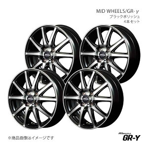 MID WHEELS/GR- EFCN LA700S/LA710S A~zC[4{Zbgy15×4.5J 4-100 INSET45 BKPzY251545433450390×4