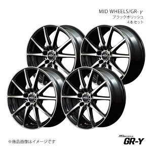 MID WHEELS/GR- tNX WDB3S/WEB3S A~zC[4{Zbgy16×6.5J 5-114.3 INSET38 BKPzY251665573380390×4