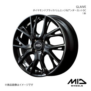 MID WHEELS/GLAIVE ~ C[X 300/310n A~zC[1{y15×4.5J 4-100 INSET45 _ChubN/GbW&A_[JbgDCz