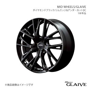 MID WHEELS/GLAIVE LbNX P15 A~zC[1{y18×7.0J 5-114.3 INSET48 DBKzX18487057348DBKN