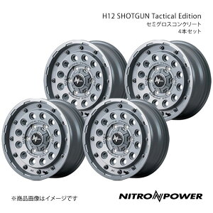 NITRO POWER/H12 SHOTGUN Tactical Edition nCG[X/WAXG[X 200n A~zC[4{Zbgy16×6.5J 6-139.7 INSET38 Z~OXRN[gz