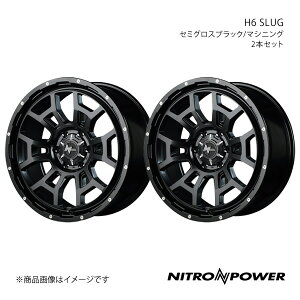 NITRO POWER/H6 SLUG nCG[X/WAXG[X 200n A~zC[2{Zbgy17×6.5J 6-139.7 INSET38 Z~OXubN/}VjOz