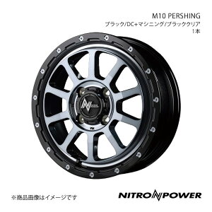 NITRO POWER/M10 PERSHING ekXy[X/eKNX Xy[X B3#An A~zC[1{y15×5.0J 4-100 INSET45 ubN/DC+}VjO/ubNNAz