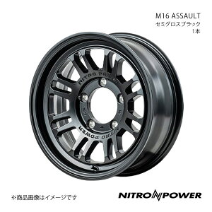 NITRO POWER/M16 ASSAULT Wj[VG 74n A~zC[1{y16×6.0J 5-139.7 INSET-5 Z~OXubNz