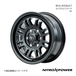 NITRO POWER/M16 ASSAULT nCG[X/WAXG[X 200n A~zC[1{y17×6.5J 6-139.7 INSET38 Z~OXubNz