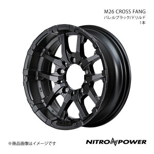 NITRO POWER/M26 CROSS FANG Wj[VG 74n A~zC[1{y16×6.0J 5-139.7 INSET-5 oubN/hhz