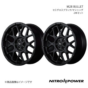 NITRO POWER/M28 BULLET nCG[X/WAXG[X 200n A~zC[2{Zbgy17×6.5J 6-139.7 INSET38 Z~OXubN/}VjOz