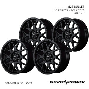 NITRO POWER/M28 BULLET nCG[X/WAXG[X 200n A~zC[4{Zbgy17×6.5J 6-139.7 INSET38 Z~OXubN/}VjOz
