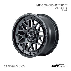 �i�C�g���p���[/M29 �X�e�B���K�[ �A���~�z�C�[��1�{�y18×7.0J 5-114.3 INSET40 BBK�zNITRO POWER/M29 STINGER X193870573400300×1