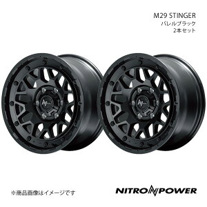NITRO POWER/M29 STINGER nCG[X/WAXG[X 200n A~zC[2{Zbgy17×6.5J 6-139.7 INSET38 oubNz