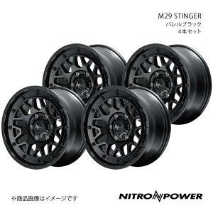 NITRO POWER/M29 STINGER nCG[X/WAXG[X 200n A~zC[4{Zbgy17×6.5J 6-139.7 INSET38 oubNz