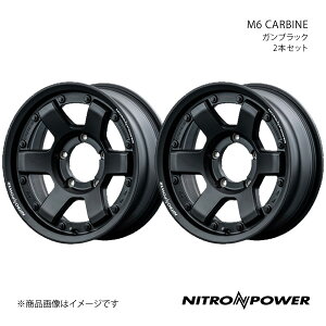 NITRO POWER/M6 CARBINE Wj[VG 74n A~zC[2{Zbgy16×6.0J 5-139.7 INSET-5 KubNz