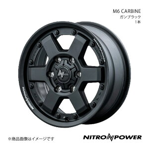 NITRO POWER/M6 CARBINE nCG[X/WAXG[X 200n A~zC[1{y15×6.0J 6-139.7 INSET33 KubNz