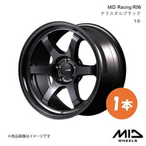 MID WHEELS/MID RACING R06 A~zC[ 1{ y18×8.5J 5-114.3 INSET38 NX^ubNz