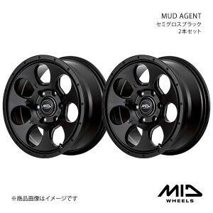 MID WHEELS/MUD AGENT nCG[X/WAXG[X 200n A~zC[2{Zbgy16×6.5J 6-139.7 INSET38 Z~OXubNz