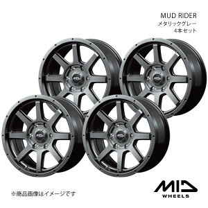 MID WHEELS/MUD RIDER nCG[X/WAXG[X 200n A~zC[4{Zbgy15×6.0J 6-139.7 INSET33 ^bNO[z