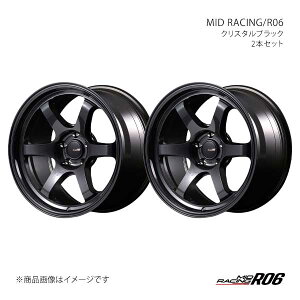 MID[VO/R06 A~zC[2{Zbgy17×7.5J 5-100 INSET40 zMID RACING/R06 D70377553340CBK0×2