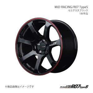 MID RACING/R07 TypeS XCtgX|[c ZC33S A~zC[1{y17×7.0J 5-114.3 INSET48 SBKzX15F77057348SB00