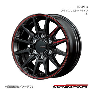 MID RACING/R25Plus nCG[X/WAXG[X 200n A~zC[1{y16×6.5J 6-139.7 INSET38 ubN/bhCz