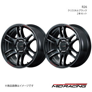 MID RACING/R26 nCG[X/WAXG[X 200n A~zC[2{Zbgy16×6.5J 6-139.7 INSET38 NX^ubNz