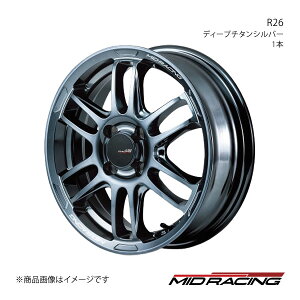 MID RACING/R26 VG^ 80n A~zC[1{y16×6.0J 4-100 INSET43 fB[v`^Vo[z