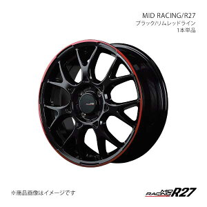 MID���[�V���O/R27 �A���~�z�C�[��1�{�y16×5.0J 4-100 INSET45 BRR�zMID RACING/R27 G156650433450360×1